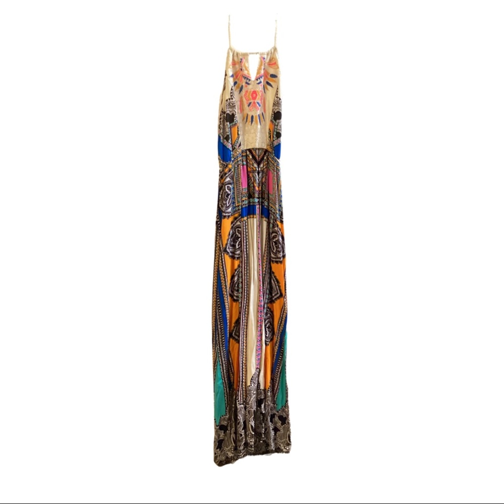 Boho halter top maxi dress